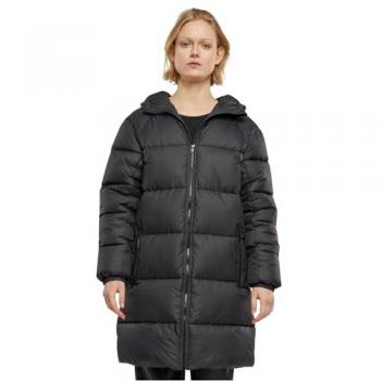 Urban Classics Women's Long Black Puffer Coat - Sizes XS to 3XL