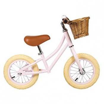 Bicicleta de Equilibrio Rosa Banwood First Go 12 para Niños de 3 a 5 Años