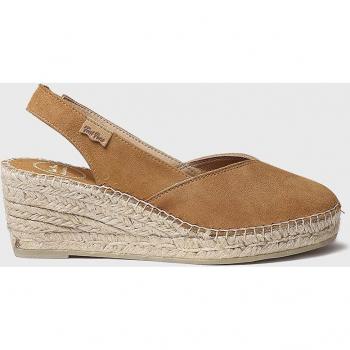 Toni Pons Alpargatas de mujer BETTY-A - Alpargatas de cuña de mujer de ante con plantilla acolchada