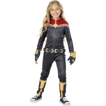 Disfraz Infantil Capitana Marvel Deluxe con Accesorios Marvel