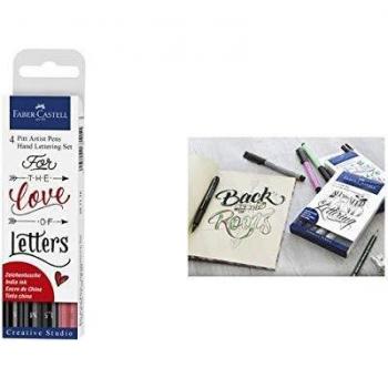 Faber-Castell PITT® ARTIST PEN - Estuche de 4 lápices de colores