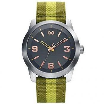 Mark Maddox Reloj Analógico para Hombre de Cuarzo con Correa en Nailon HC0100-45