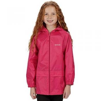 Chubasquero Impermeable para Niños Regatta Stormbreak Rosa, Talla 13 Años
