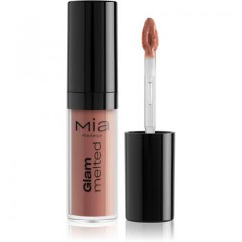 Mia Make Up - Glam Melted Lipstick Tint Gloss 10 ml y Glam Melted Barra De Labios De Larga Duración Con Acabado Mate Tono 05 Nue 5 G