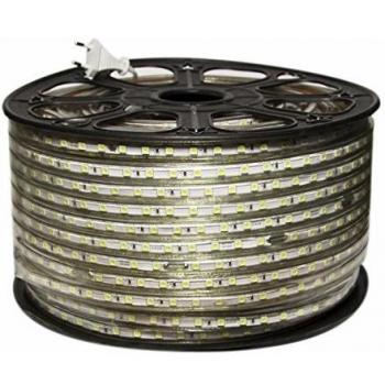Cinta LED 220V Recortable 5050 50M IP65 60LED/m - Blanco Frío 6000K - 8000K - Silamp