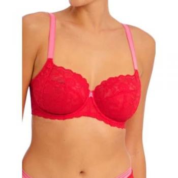 Freya Women's Offbeat Full Coverage Underwire Side Support Bra - Chilli Red, Size 30FF