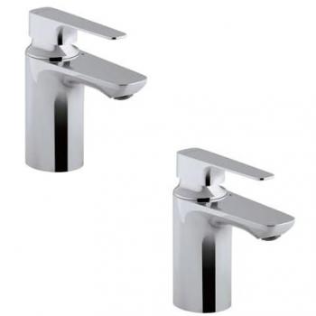 Conjunto de 2 mezcladores de lavabo Aleo+ sin tirador - Jacob Delafon