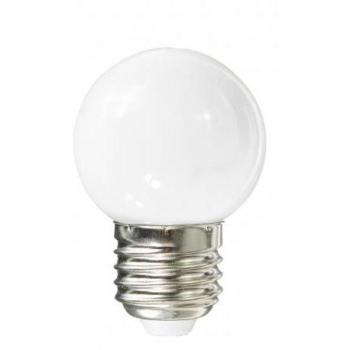 Bombilla LED BLANCO FRIO E27 1W 230Vac 6500K 360º