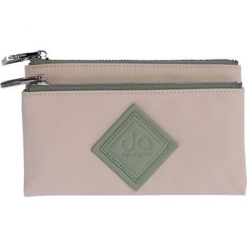Cartera de mujer color blanco con cremallera