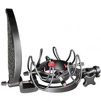 Kit Rycote InVision USM para Micrófonos de Estudio con Suspensión Antichoque y Protección contra Viento