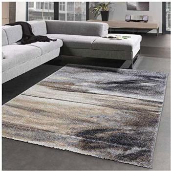 Alfombra moderna 200x290 cm ELEGANTE 01 Gris - Polipropileno - Motivos abstractos suaves y sedosos