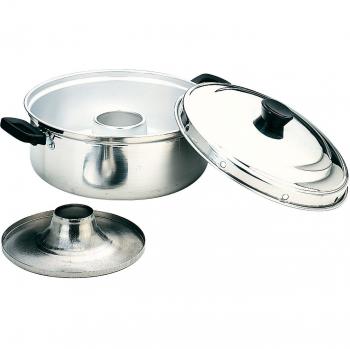 Cacerola de Aluminio para Asar Ibili, 32 cm, 4.8 Litros, Apta para Cocinas de Gas - Ref.100632