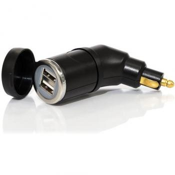 Midland MP-H-2USB C1195 - Adaptador DIN 12V