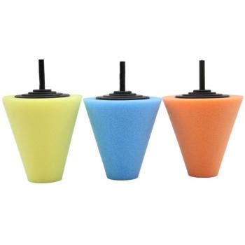 WINOMO 3 piezas de botella esponja espuma Pad cera para pulir pulido Pad Herramienta para limpieza de coche