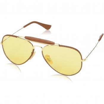Ray-Ban Unisex's Rb 3422Q Sunglasses, Brown, 58