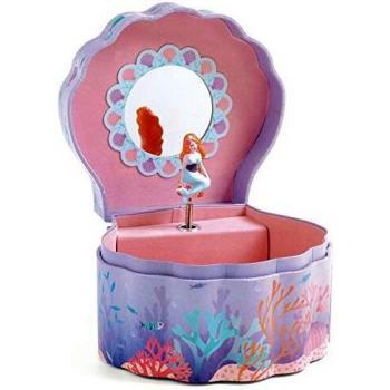 DJECO- Caja de música Sirena encantada Cajas, Multicolor