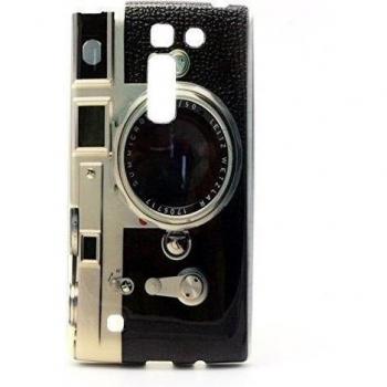 PowerQ [ para LG Magna H502F H502 C90 - classic camera ] Patrón Suave cubierta de la caja de TPU Case Cover colorida Serie Bolsa Imprimir patrón de impresión dibujo Celular caso móvil de la cubierta suave Proteja la piel