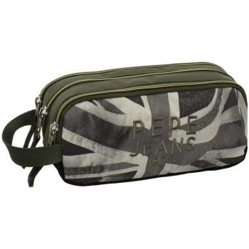 Pepe Jeans Otto Neceser de Viaje, 1.98 Litros, Color Verde