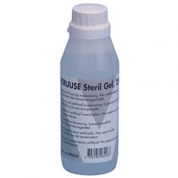 Gel Lubricante Estéril KRUUSE para Catéteres Urinarios e Instrumentos, 250 ml