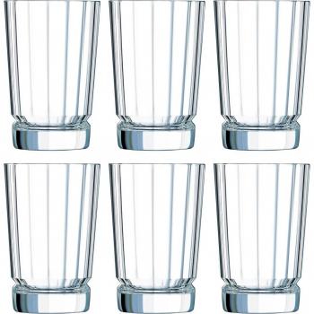 Set de Vasos Cristal d'Arques Macassar 6 Unidades Transparente Vidrio (36 cl)