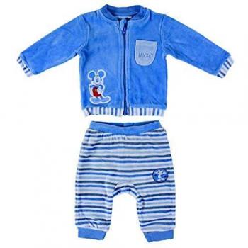 ARTESANIA CERDA Conjunto 2 Piezas Velour Mickey Ropa, Azul