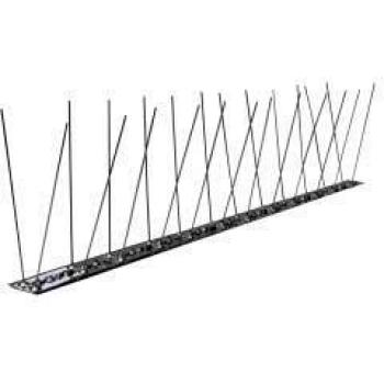 idaXL Set de 6 Hileras 2 de Pinchos Anti-Pájaros Palomas Ahuyentador de Aves Puntas Terraza Balcón Tejado Acero Inoxidable Filas 3 m