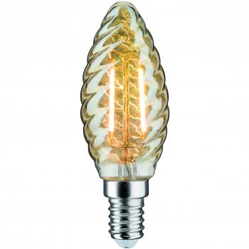 Paulmann 28372 LED Vela Rodado 2,5W, 230V, E14, Oro, 2500K