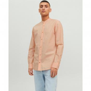 Jack & Jones - Lightweight Long Sleeve Casual Shirt for Men, Orange, Size M