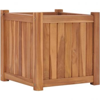 Teak Wood Raised Garden Bed 40x40x40 cm