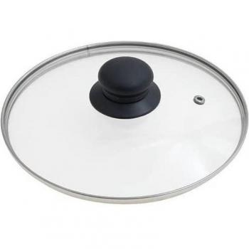 Tapa de Cristal Transparente para Sartén de 22cm