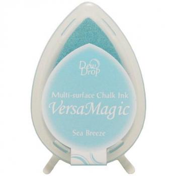 Tsukineko VersaMagic Multi Superficie Dew Drop Gesso Inkpad-brezza Marina