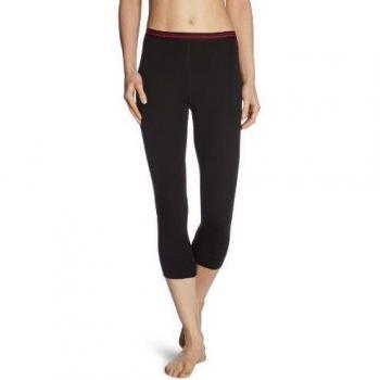Schiesser - Pantalón térmico para mujer, talla 48, color negro 000