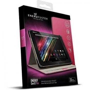 Energy Sistem Universal - Funda Universal para Tablets de 9.7, Color Rosa