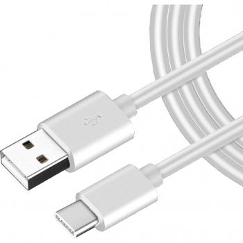 Cable USB Tipo C de Carga Rápida y Transferencia de Datos 1 Metro para Móvil y Tableta