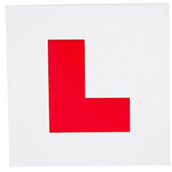 VORCOOL 2 piezas magnético learner L Plates Moto Coche Adhesivo magnético L platos learner driver platos