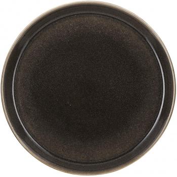 Bitz 821250 plato plato de cena alrededor ceramica gris 27 cm 25 mm