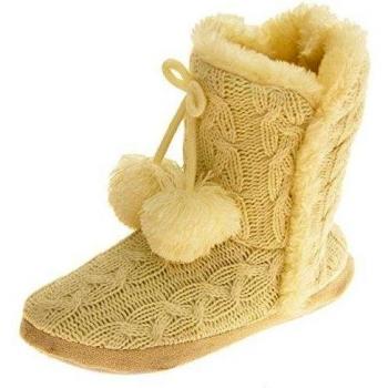 Dunlop Mujer Crema Eleanor Zapatilla Botas EU 40-41