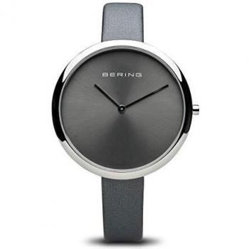 BERING Reloj Analógico para Mujer de Cuarzo con Correa en Cuero 12240-609