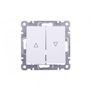 Interruptor para persiana Hager Lumina Intense Blanco