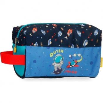 Enso Outer Space Neceser Infantil Adaptable Multicolor 20,5 cm x 16,5 cm x 6 cm en Poliéster