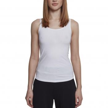Urban Classic Ladies 2-Pack Basic Stretch Top, Camiseta sin Mangas para Mujer, Weiß