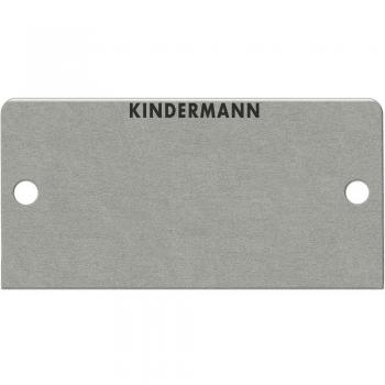 Tapa ciega Kindermann KMAS 7441-400, aluminio eloxido, compatible con sistema de conexión Busch-Jaeger