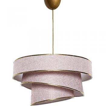 Lámpara de techo WELLHOME con estructura de metal color oro