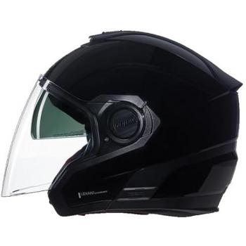 Casco Jet Nolan N40-5 Classico Negro Brillante Talla XL