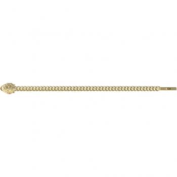 Pulsera Guess Lion King Dorada JUMB01302JWYGS, dorada, diseño exclusivo Lion King, material de alta calidad, cierre seguro, estilo elegante y moderno
