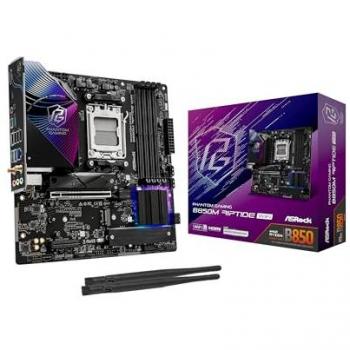 Placa Base ASRock B850M Riptide WiFi AM5 Micro ATX DDR5 con HDMI, DP y RGB