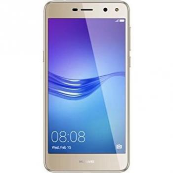 Huawei Y6 2017 Smartphone Dorado, Dual SIM, 4G, Pantalla 5 IPS, Cámara 13MP/5MP, Procesador QC Cortex A53 1.4GHz, Memoria Interna de 16GB y RAM de 2GB con Android6.0 y Batería de 3000mAh