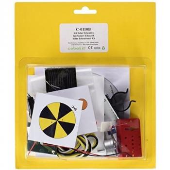 CEBEKIT- Kit didáctico. Ideal para Estudiantes y Principiantes.Completo Pack Solar para iniciarse en el Mundo de la energía fotovoltaica, Color Amarillo