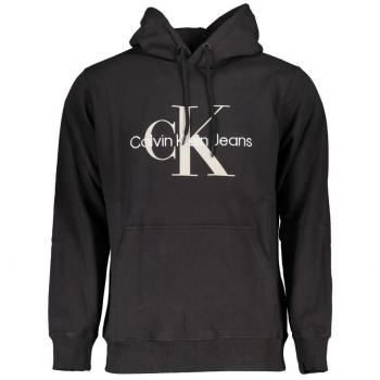 Calvin Klein Men's Black XL Hoodie with Contrast Details