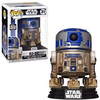 Figura de Vinilo Funko POP! Star Wars Dagobah R2-D2 9 cm - Edición Especial Coleccionable
